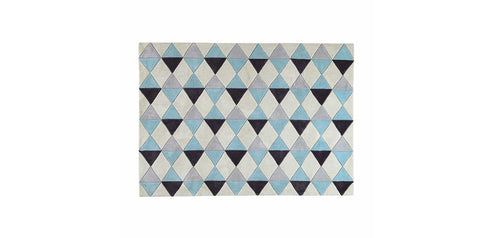 Diamond Design Rug - Wool - Wally
