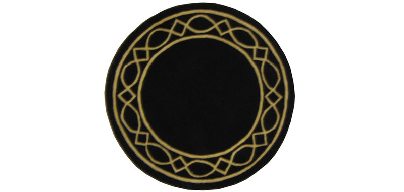 Tapis Rond Design en Laine - Etny