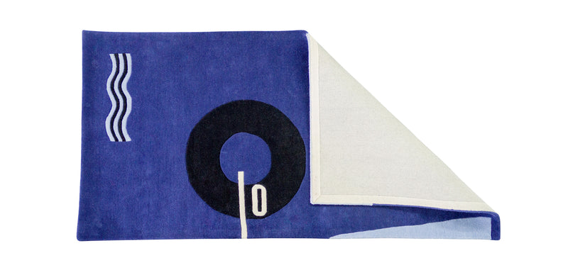 Tapis Design en Laine  - Blue Karine