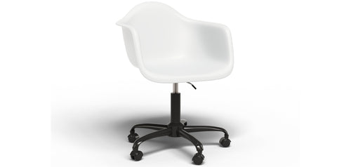 Office Chair with Armrests - Desk Chair with Wheels - Weston Black Frame
