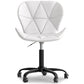 Office Chair with Wheels - Swivel Desk Chair - Upholstered in Faux Leather - Black Wito Frame - gallery 2