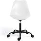 Chaise de bureau avec roulettes - Chaise de bureau pivotante - Structure noire Tulip