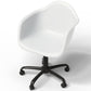 Chaise de bureau avec accoudoirs - Chaise de bureau avec roulettes - Structure noire Weston