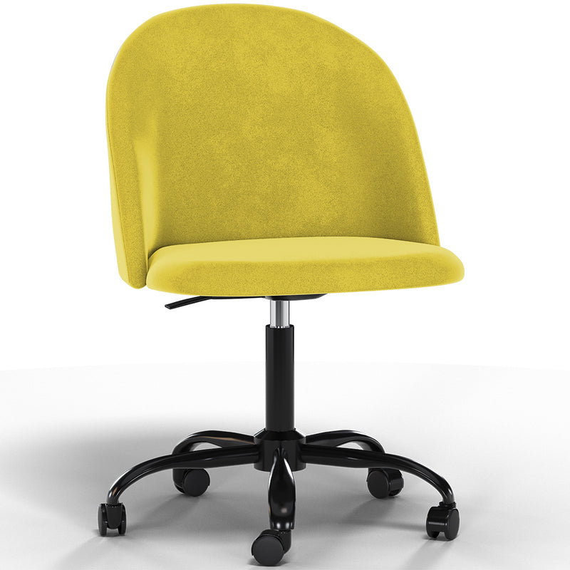 Upholstered Office Chair - Velvet - Evelyne