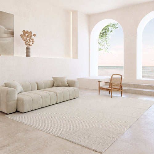 Rug Large Contemporary Modern Design - Beige (290x200 cm) - Urma - gallery 2