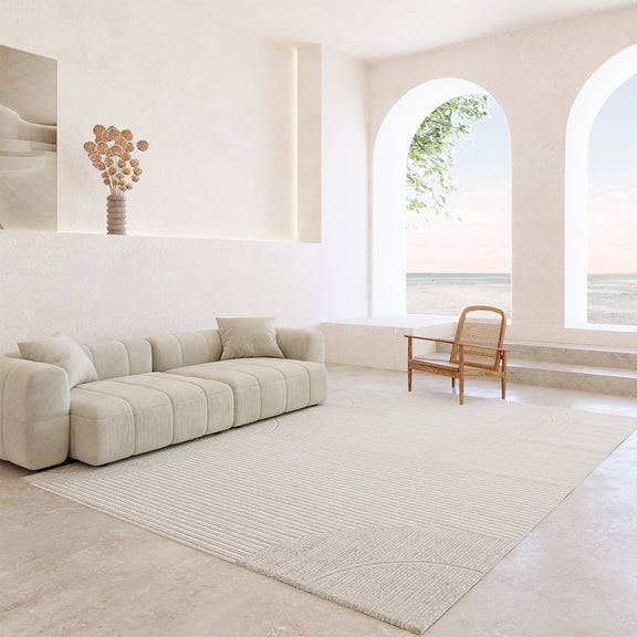 Rug Large Contemporary Modern Design - Beige (290x200 cm) - Urma - gallery 2