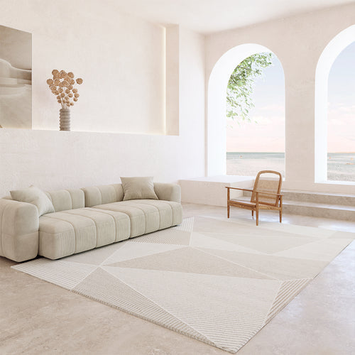 Rug Large Contemporary Modern Design - Beige (290x200 cm) - Cerna - gallery 2