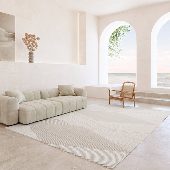 Rug Large Contemporary Modern Design - Beige (290x200 cm) - Amara - gallery 2