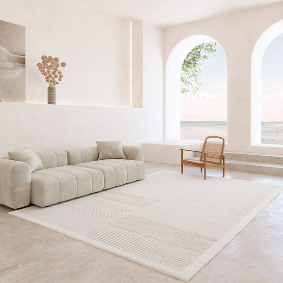 Rug Large Contemporary Modern Design - Beige (290x200 cm) - Pestra - gallery 2