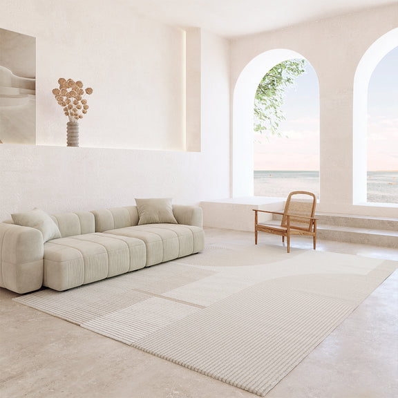 Rug Large Contemporary Modern Design - Beige (290x200 cm) - Lubida - gallery 2