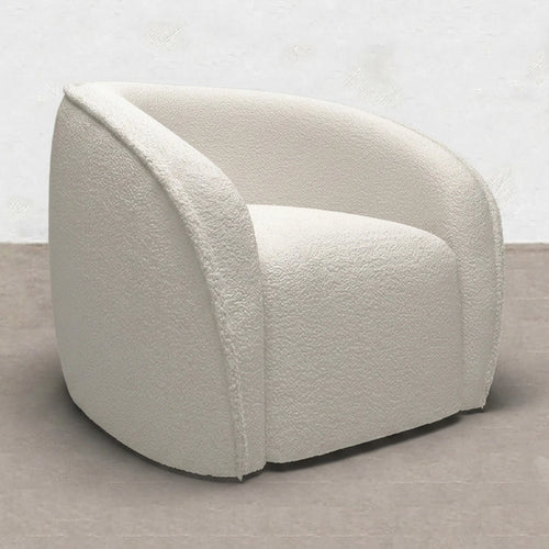 Sillón con Reposabrazos - Tapizado en Tela Bouclé - Seral