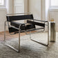Loungesessel – Kunstleder und Metall – Ivan