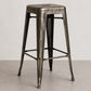 Stylix Industrial Bar Stool in Steel 76 cm High Modern Urban Kitchen Seating Solutions
