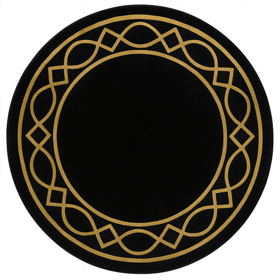 Round Design Wool Rug - 230cm - Etny - gallery 1