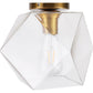Sphere Shaped Glass Ceiling Lamp