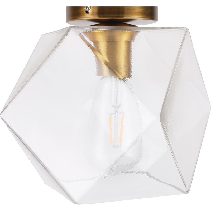Sphere Shaped Glass Ceiling Lamp