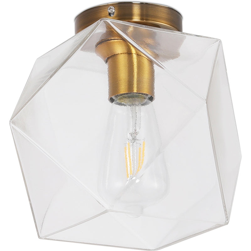 Sphere Shaped Glass Ceiling Lamp