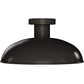 Gubi zwarte industriële plafondlamp, vintage fabrieksdesign met moderne functionaliteit