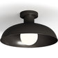 Gubi zwarte industriële plafondlamp, vintage fabrieksdesign met moderne functionaliteit