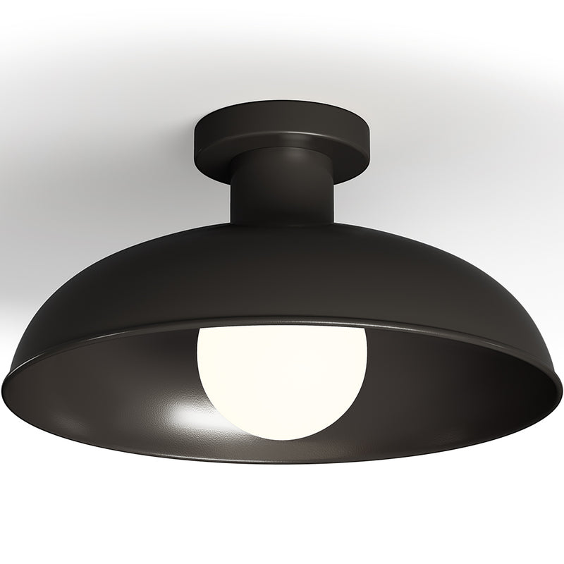 Gubi zwarte industriële plafondlamp, vintage fabrieksdesign met moderne functionaliteit