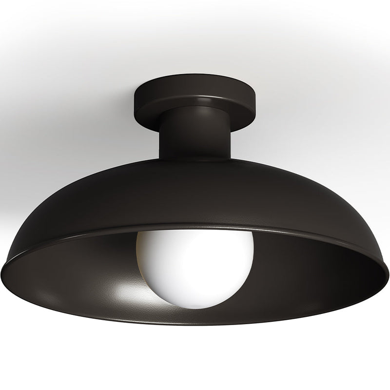Gubi zwarte industriële plafondlamp, vintage fabrieksdesign met moderne functionaliteit