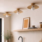 Richmon Wooden Ceiling Lamp Elegant Wooden Light for Home Decor Creating Warm Cozy Atmosphere and Timeless Design