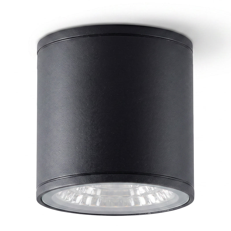 Alua led-plafondlamp en wandlamp, 10 W, aluminium, moderne buisspot, warm 3000K-omgevingslicht