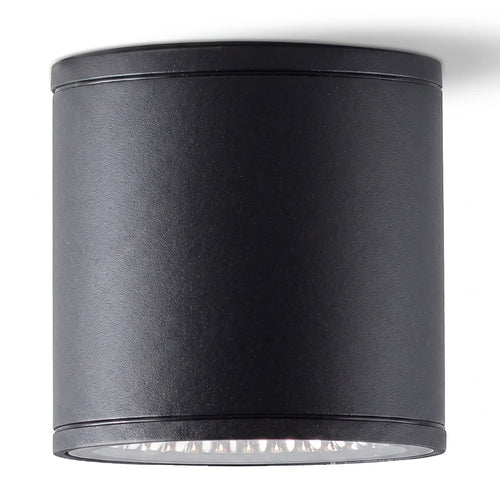 Alua LED-loftslampe og væglampe, 10 W, aluminium, moderne rørspot med varmt 3000 K-lys og stemningsfuld glød