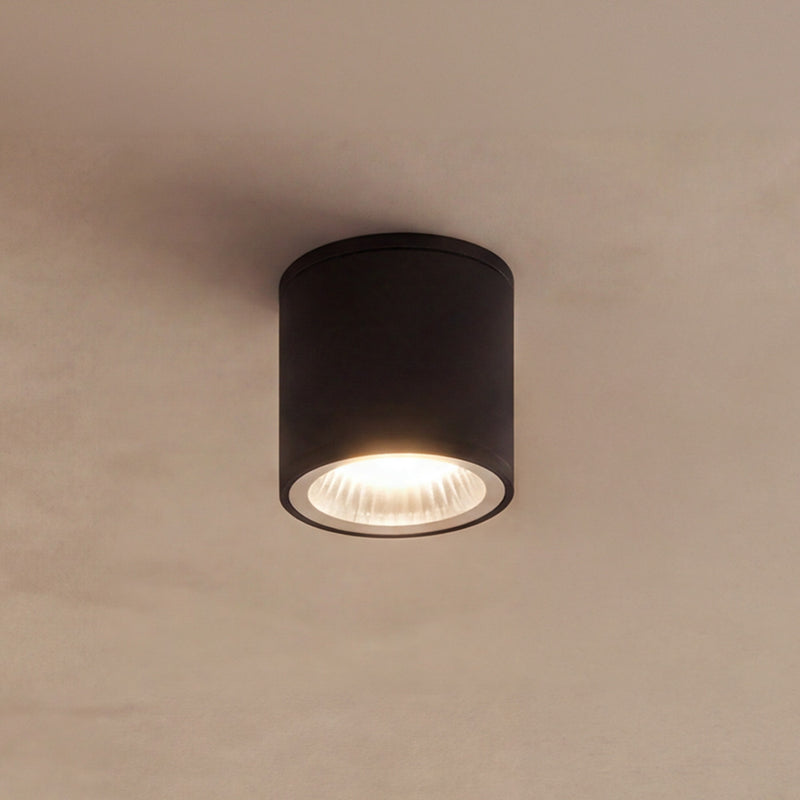Alua led-plafondlamp en wandlamp, 10 W, aluminium, moderne buisspot, warm 3000K-omgevingslicht