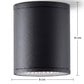 Aplique de techo o pared LED exterior Alua, impermeable, de aluminio, foco de 7 W con luz cálida para uso exterior