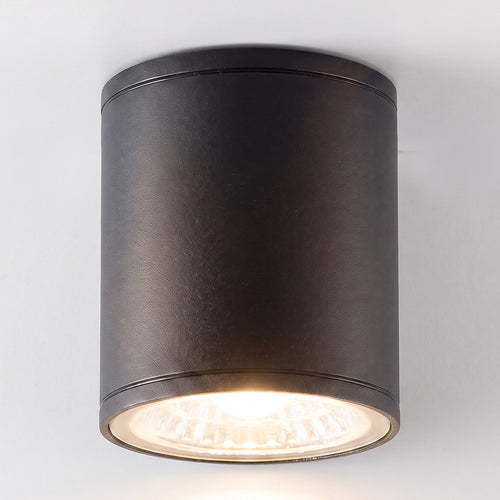 Alua udendørs LED-loft- og væglampe, vandtæt spotlight i aluminium, 7 W varmt lys til udendørs brug