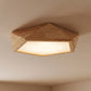 Sufitowa lampa LED Akira w stylu nordyckim, drewniana, do skandynawskich kuchni i jadalni