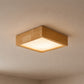 Ceiling LED Lamp Scandinavian Wooden Design Teray Featuring Low UV Emissions And Energy Efficiency