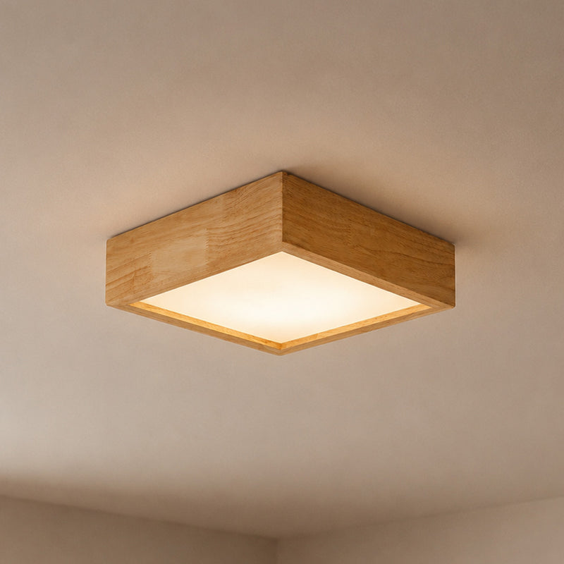 Ceiling LED Lamp Scandinavian Wooden Design Teray Featuring Low UV Emissions And Energy Efficiency