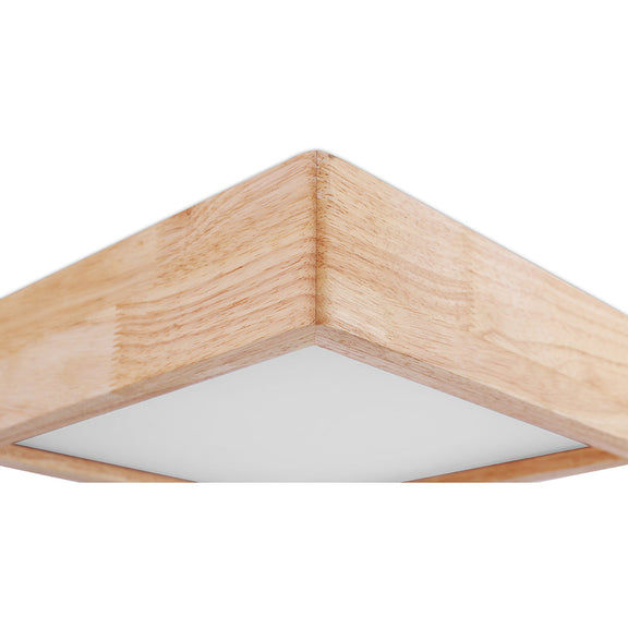 Ceiling Led Lamp Scandinavian Design Wooden - Teray - gallery 4
