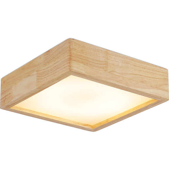 Ceiling Led Lamp Scandinavian Design Wooden - Teray - gallery 2