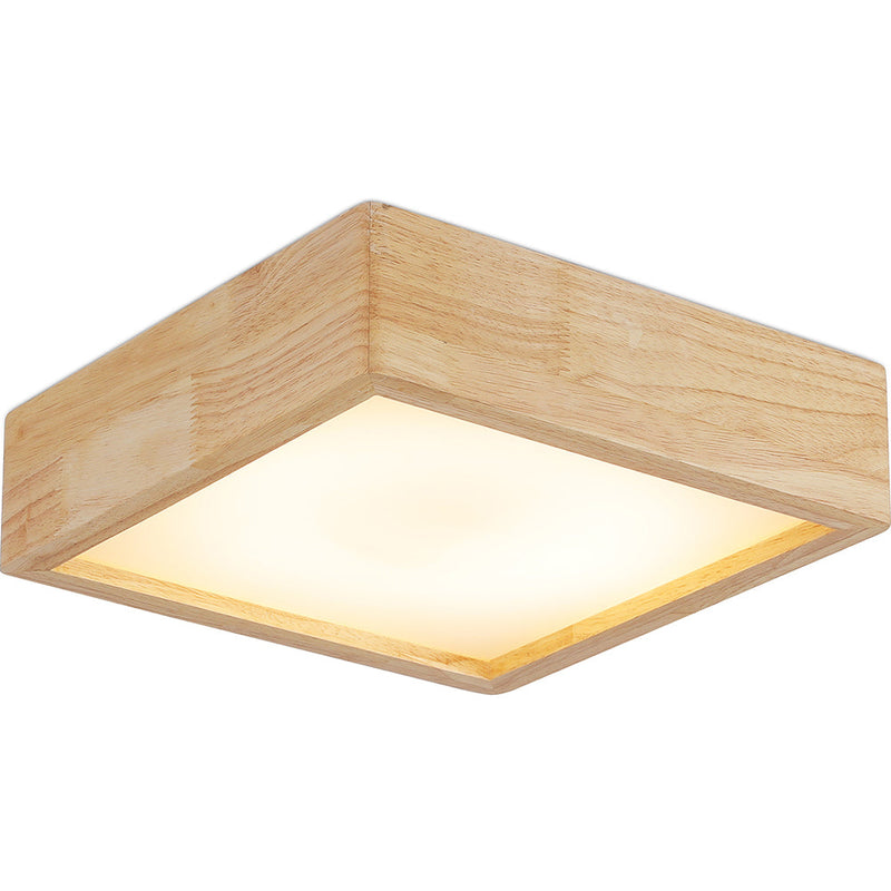 Ceiling Led Lamp Scandinavian Design Wooden - Teray - gallery 2