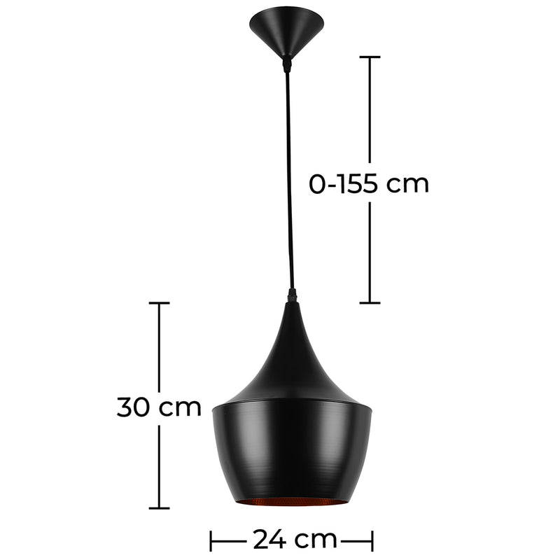Lampada a sospensione Tallow Beat Shade - Alluminio