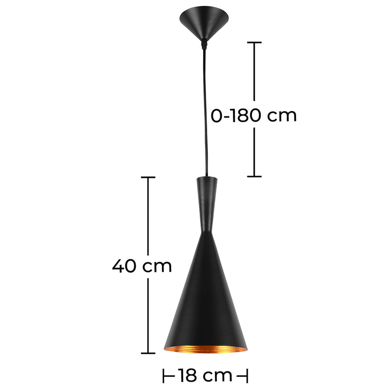Candeeiro suspenso Elevated Shade — Alumínio