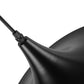 Lampada a sospensione con paralume ampio dal design esteso - alluminio
