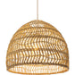 Lampada a sospensione dal design boho balinese in rattan naturale - 40 cm - Hoa