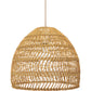 Lampada a sospensione dal design boho balinese in rattan naturale - 40 cm - Hoa