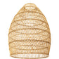 Lampada a sospensione dal design boho in rattan naturale - 50 cm - Poung