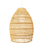 Lampada a sospensione dal design boho in rattan naturale - 50 cm - Poung