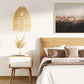 Lampada a sospensione dal design boho in rattan naturale - 50 cm - Poung