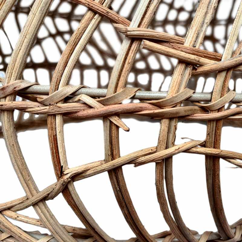 Rattan Ceiling Lamp - Boho Bali Design Pendant Lamp - 60cm - Hoa