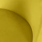 Velvet Upholstered Stool - Scandinavian Design - 66cm - Evelyne - gallery 5