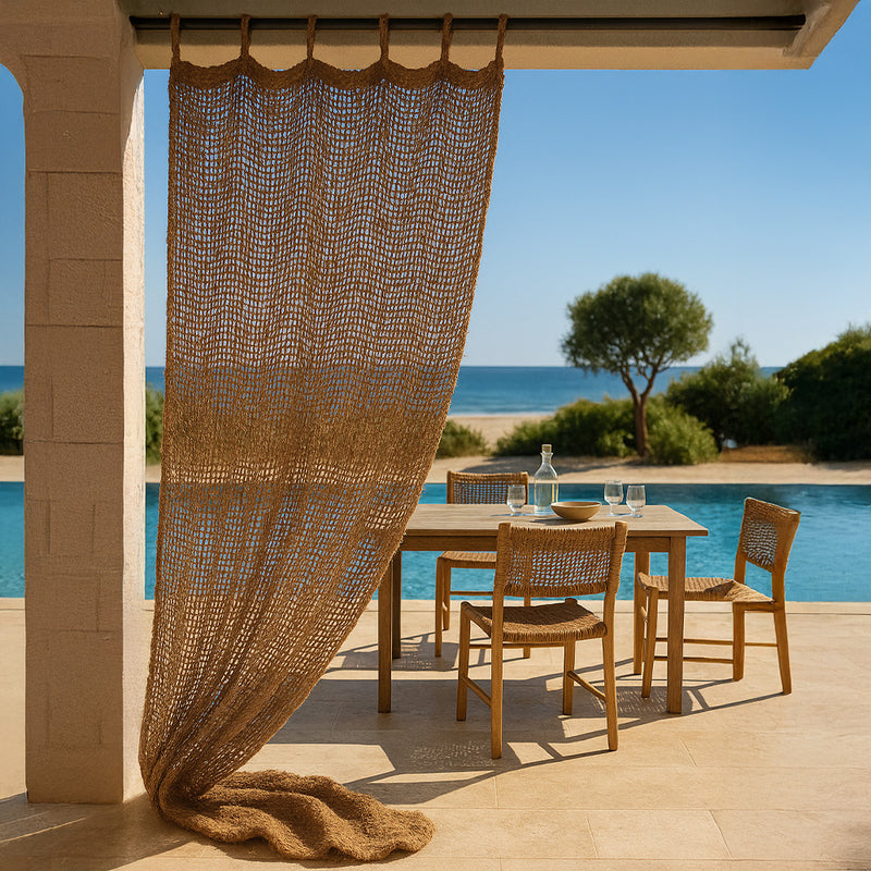 Shade Curtain Awning Coconut Fiber 2.1x2.0M – 100% Natural Shade Sail