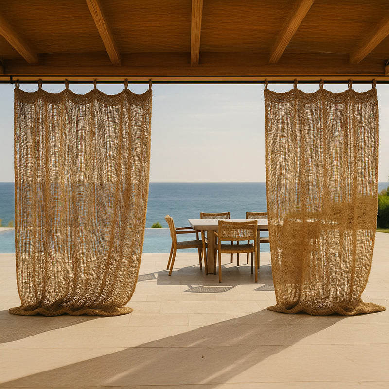 Shade Curtain Awning Coconut Fiber 2.1x2.0M – 100% Natural Shade Sail