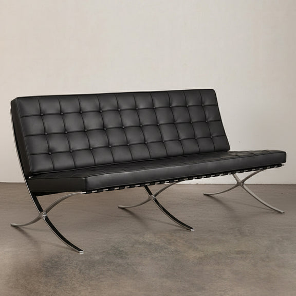 Leather Upholstered Sofa - 3 Seater - Town - gallery 11